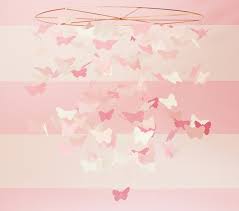 36pc butterfly wall stickers, nursery decoration, home decor, butterflies, room decor, beautiful decor, butterfly decor set, wall decor styleloftkids 4.5 out of 5 stars (276) Pink Paper Butterfly Ceiling Baby Mobile Pottery Barn Kids