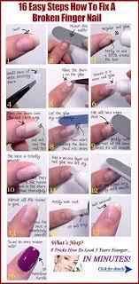Fix A Broken Nail Quick Fix Broken Nail Broken Nails Glue On Nails