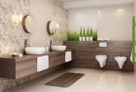 Badezimmer Beige Braun Florale Dekorfliesen Holz Waschtisch Natur Look Badezimmer Braun Badezimmer Fliesen Beige Tolle Badezimmer