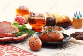 When cooking meat for easter dinner, make sure you use healthy methods. Traditional Easter Dinner Set With Sliced Meat Bread With Herbs Stock Photo Picture And Royalty Free Image Image 52587690