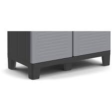 Keter freestanding utility storage cabinet 25 w x 72 h x 17 d inches plastic. Keter Space Winner Resin Storage Plastic Utility Cabinet 15 X 27 4 Adjustable Shelves Walmart Com Walmart Com