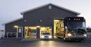 The motorhome garage keeps a running tab of addon costs and running costs. Rv Garages Styles Floorplans Lazydays Rv
