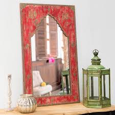 Miroir Bois Sculpte Anish Wood Mirror Home Decor Colors Decor