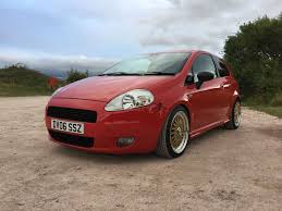 Fiat Grande Punto 1 9 Multijet Turbo Diesel Modified Lenso Lowered Punto 1 Coches Vehiculos