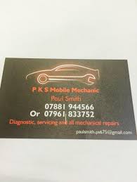 Mechanic business cards business cards mechanic business mechanic cards card template business card design graphic design business card business card vector decoration modern. P K S Mobile Mechanic Business Cards Have Arrived Facebook