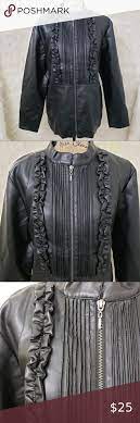 Susan Graver Faux Leather Jacket Faux Leather Jackets Leather Jacket Clothes Design