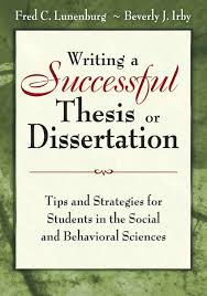 Writing A Successful Thesis Or Dissertation Ebook Rental Dissertation Behavioral Science Thesis Writing