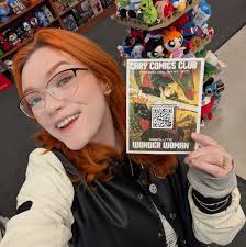 Tonight's the night!!! Cary Comics Club meets TODAY (12/1) at 7PM to  discuss our book- Absolute Wonder Woman! ✨⚔️ We want to hear what YOU  thought, join us for our discussion tonight