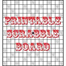 Quirky Artist Loft Diy Printable Scrabble Board Scrabble Board Scrabble Scrabble Crafts
