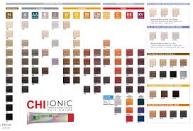 Chi Ionic Permanent Hair Color Shade Chart In 2019 Chi