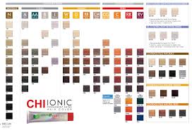 chi ionic permanent hair color shade chart in 2019 chi