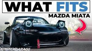 In north america, the toyota corolla and mazda miata are popular donor cars, as are the ford fox platform cars. Mazda Miata Mx 5 What Wheels Fit Youtube