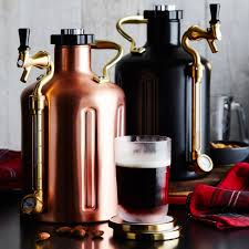 Wipe the gray shaker kitchen cabinets with a cloth and soapy water. Growlerwerks Ukeg Growler 64 Oz Williams Sonoma