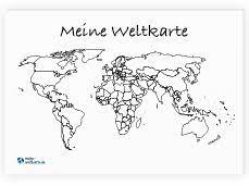 Von dieser druckvorlage ist die vervielfältigung für den eigenen. Individuelle Weltkarte Zum Ausmalen Wo Man Schon War World Map Coloring Page World Map Map