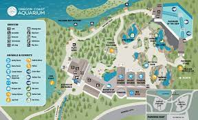 These scenic parks along oregon's coast have access to ocean beaches, and campsites that can accommodate rvs. Oregon Coast Aquarium Map 2018 Oregon Coast Aquarium