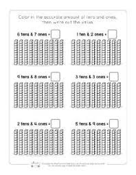 1st grade math worksheets tens and ones worksheet first graders can improve their understanding that the two digits of a two digit number represent amounts of tens and ones. Place Value Worksheets For 1st Grade Itsybitsyfun Com