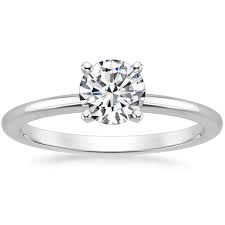Bluenile.com has been visited by 10k+ users in the past month Solitaire Diamond Ring Four Prong Petite Comfort Brilliant Earth