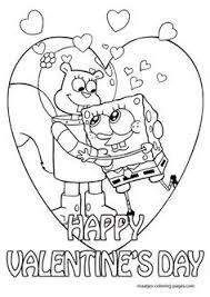Spongebob Valentine Coloring Pages Spongebob Valentines Day Coloring Pages For Kids Valentines Day Coloring Page Valentine Coloring Valentine Coloring Pages