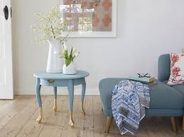 Finish the space with a coffee table and side table next to the sofa. Upcycle An Old Table With Gumtree Home
