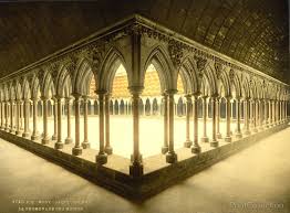 Monks Promenade Mont St Michel France Beautiful Architecture Mont Saint Michel France France