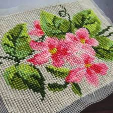 Simple image resizer is free online picture resizer. Cara Menyulam Taplak Meja Dari Kain Strimin Lakaran