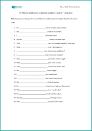 verb tenses