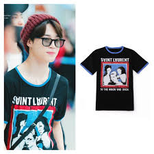 Rm wears a berluti jacket, turtleneck and pants, and saint laurent … Bts Jimin Saint Laurent Tshirt Shopee Malaysia
