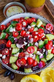 Greek Salad Horiatiki Salata Recipe Greek Salad Recipes Greek Salad Appetizer Recipes