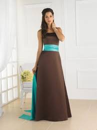 My Bridesmaids Maid Of Honor Dress The Dress Will Be Espresso With A Deep Ora Chocolate Bridesmaid Dresses Brown Bridesmaid Dresses Teal Bridesmaid Dresses