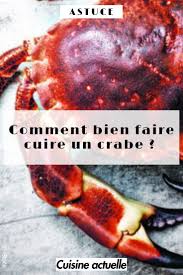 La cuisson du crabe est simple, dans le principe, il suffit de le plonger dans un grande quantité d'eau. Epingle Sur Crustaces