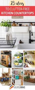 This woodridge kitchen island with matching stools provides an instant update to any decor. 23 Best Clutter Free Kitchen Countertop Ideas And Designs For 2021
