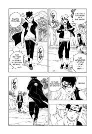Gara is worried that boruto and momoshiki could become an isshiki level threat. Boruto Manga Chapter 58