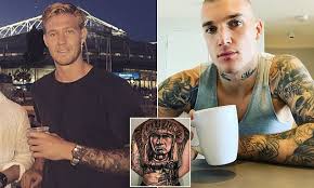 Steve brosky | still ©2016 radiophonic records recorded, mixed and mastered by wayne becker @ westwires recording usa. Richmond Tigers Star Nathan Broad Gets New Tattoo To Rival Teammate Dustin Martin Daily Mail Online