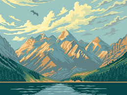 Ctr Headwear Artist Series Mountain Mountain Paintings Oil Painting Texture Mountain Drawing