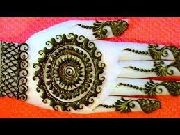 Gol Tikki Mehndi Designs Front Hand Mahdi Ka Dizain Simple Mehandi Design Simple Mehndi Design Y In 2020 Simple Mehndi Designs Mehndi Designs Indian Mehndi Designs