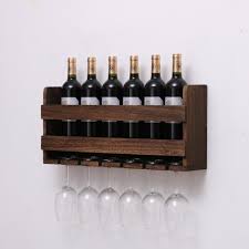 Retro Wooden Wall Hanging Red Wine Rack Upside Down Creative Home Goblet Rack Simple Modern European Glass Shelf Wx8071532 Wall Mounted Kitchen Racks Aliexpress You may need to file them down some.