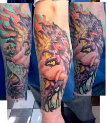 The seals that bound them since the dawn of time have been broken. Apocalypse Wurm By Nic Skrade Tattoonow
