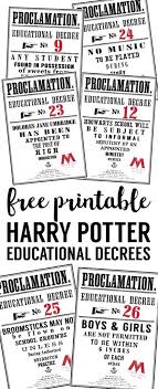 Printout Free Printable Harry Potter Happy Birthday Card Printable Harry Potter Educational Decrees Free Printables Paper Trail Design Harry Potter Printables Harry Potter Classroom Harry Potter Diy