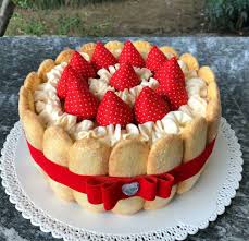 Maybe you would like to learn more about one of these? Scatola Di Latta Rivestita In Feltro Torta Charlotte Con Savoiardi Su Misshobby