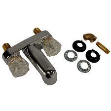 Click on pic for parts. 4 In Mobile Home Tub Shower Faucet With Knob Handles In Chrome Plumbing Parts By Danco