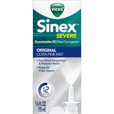 These include the nasal spray or nasal pump spray plus tissues. Vicks Sinex Severe Ultra Fine Mist Nasal Spray 0 5 Oz Cold Cough Flu Beauty Health Shop The Exchange