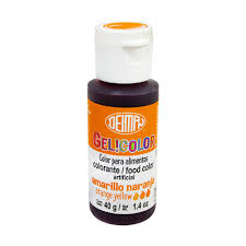 GEL COLOR AMARILLO NARANJA