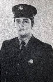 Photo is of the Martinsburg Fire Police under the direction of Chief Ivan  Hoover of the Martinsburg Police Department. The photo depicts the officers  who were sworn in by Burgess, E.B. Kensinger