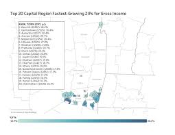Columbia & Greene ZIPs Dominate Capital Region for Fastest Gross Income  Growth - Center for Economic Growth