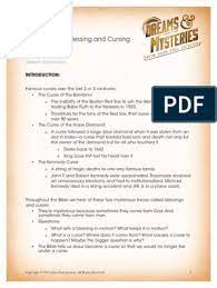 Dreams Mysteries Notes Blessing And Cursing John Paul Jackson John Paul Jackson Paul Jackson John Paul