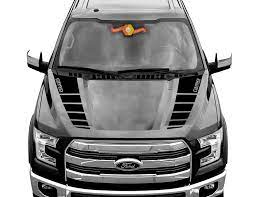 Ford F 150 Raptor Off Road Hood Graphics 2015 2019 Ford Racing Stripe Decals Ford F150 Racing Stripes Ford Racing