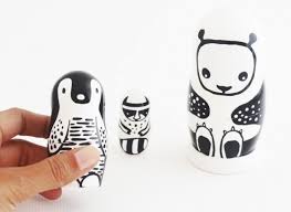 Poupees Matriochka Animaux Wee Gallery Poupee Russe Jouet Eveil Bebe Poupee