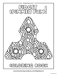 Fidget spinner coloring page to color, print or download. Fidget Spinner Fun Bonus Mandala Coloring Pages Printable