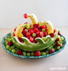 Dolphins And Waves Fruit Bowl Food Watermelon Fruit Salad Fruits For Kids