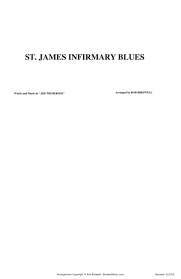 St James Infirmary Blues By Joe Primrose Traditional
